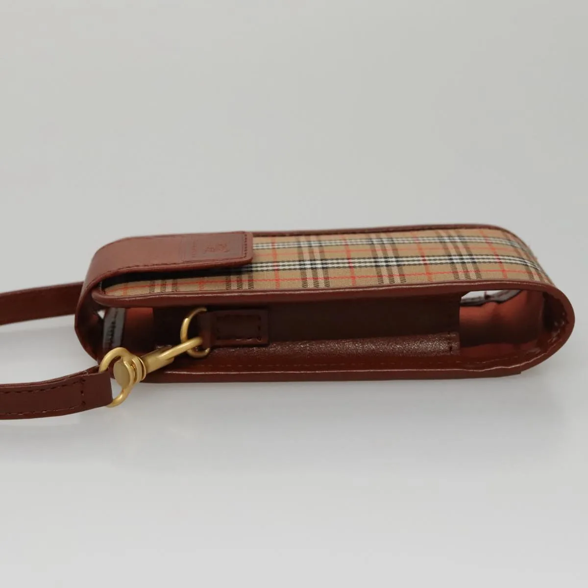 Burberry Nova Check Canvas Clutch Bag (Pre-Owned)