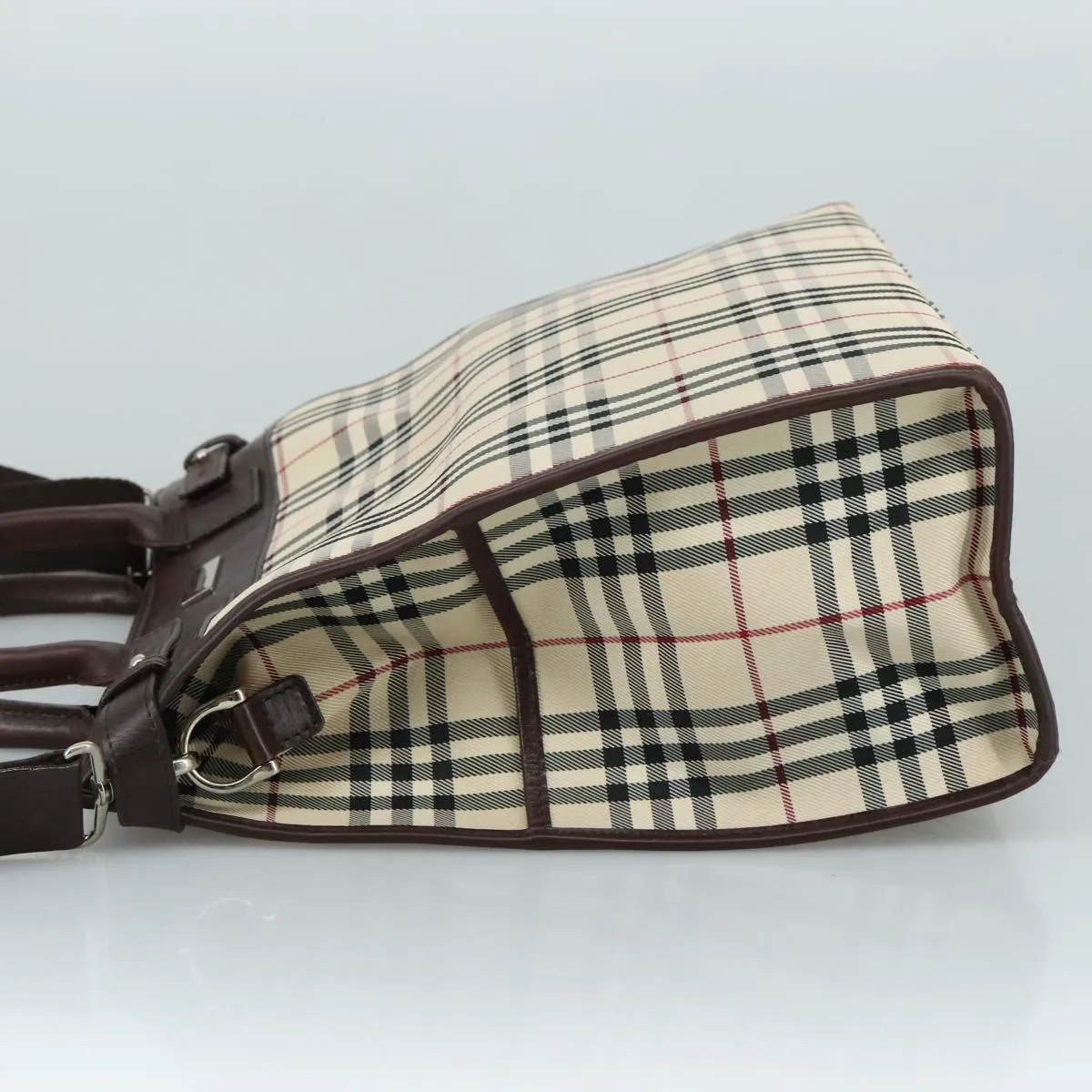 Burberry Nova Check Canvas Handbag (Pre-Owned)