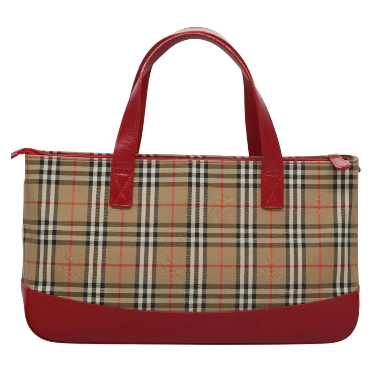 Burberry Nova Check Canvas Handbag (Pre-Owned)