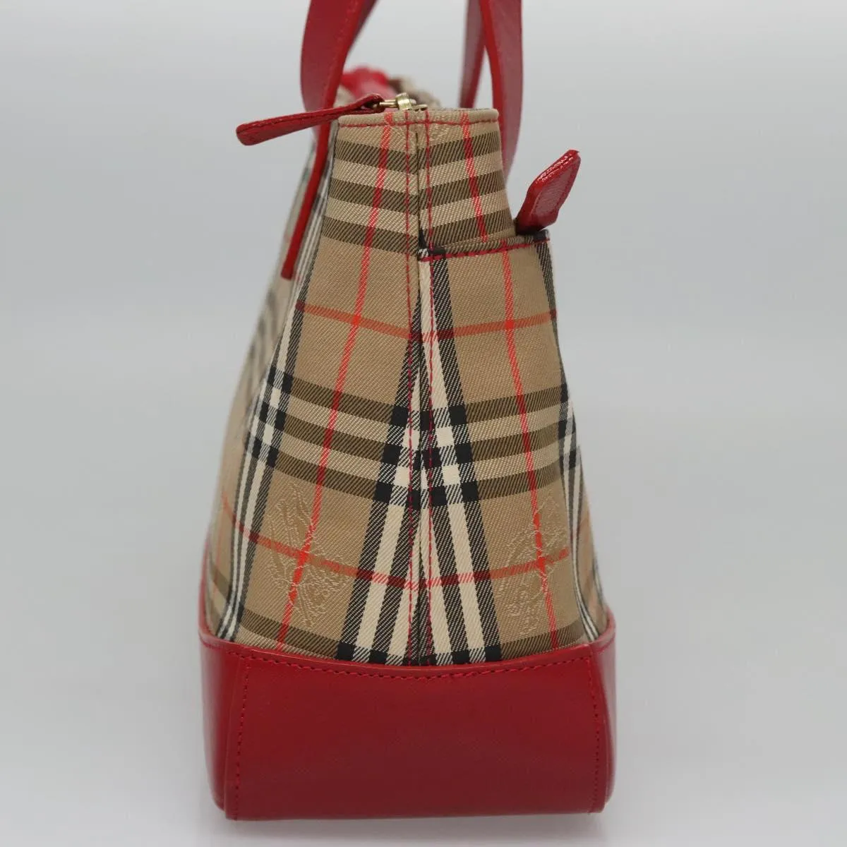 Burberry Nova Check Canvas Handbag (Pre-Owned)