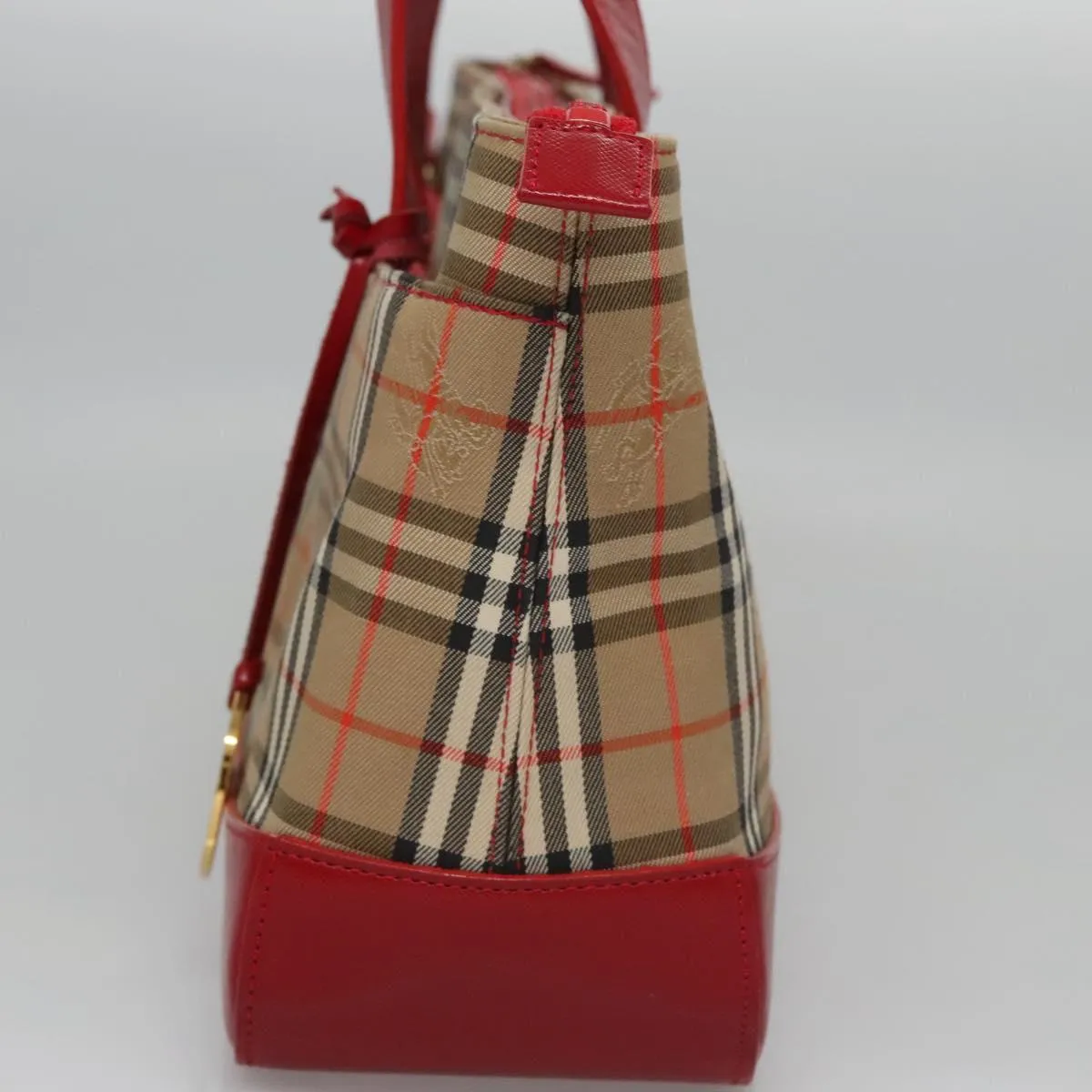 Burberry Nova Check Canvas Handbag (Pre-Owned)