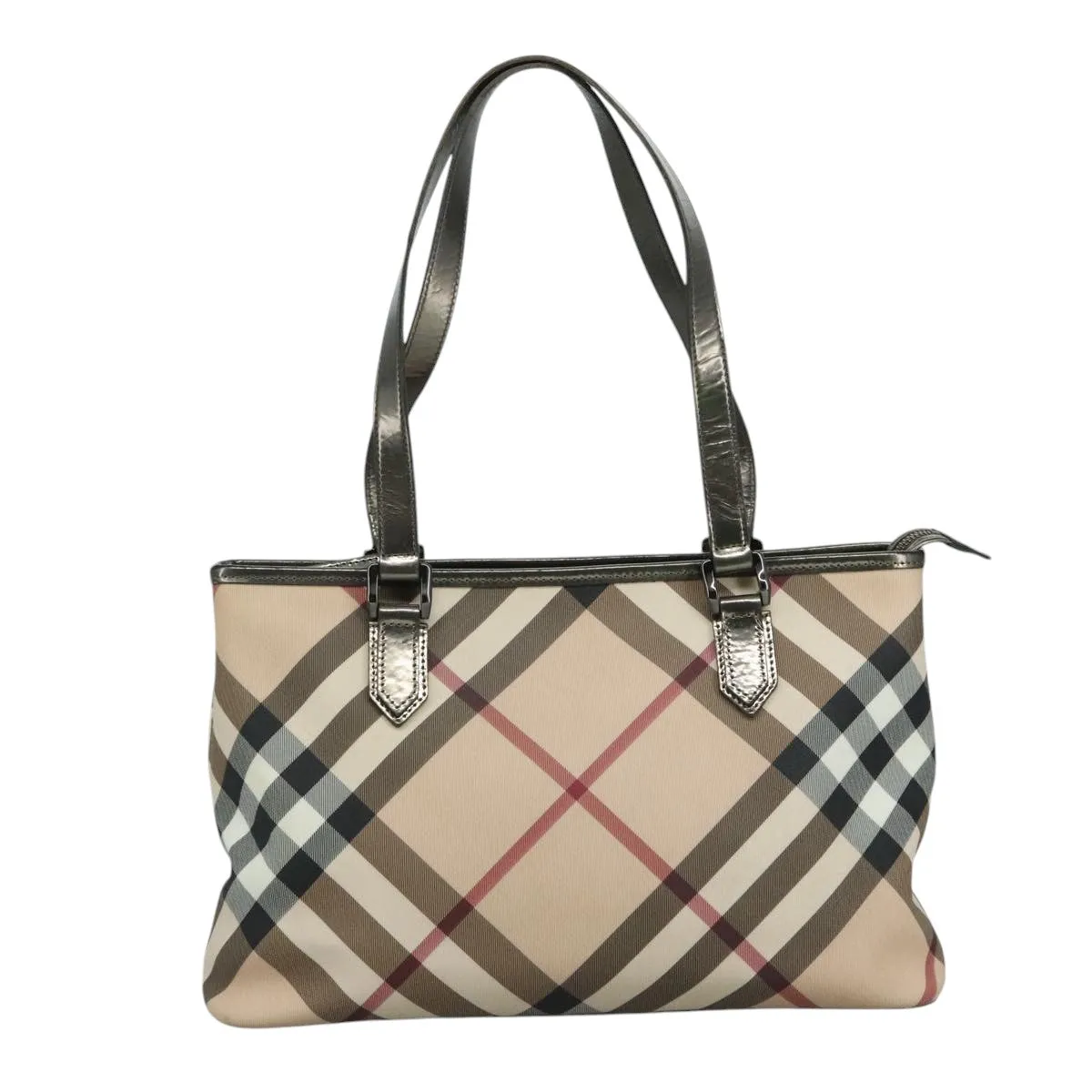 Burberry Nova Check Canvas Tote Bag (Pre-Owned)