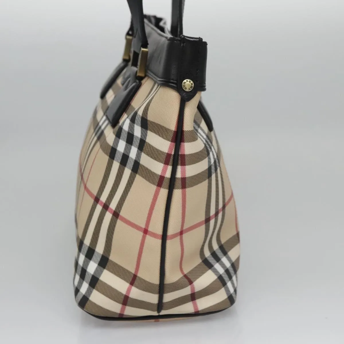 Burberry Nova Check Canvas Tote Bag (Pre-Owned)