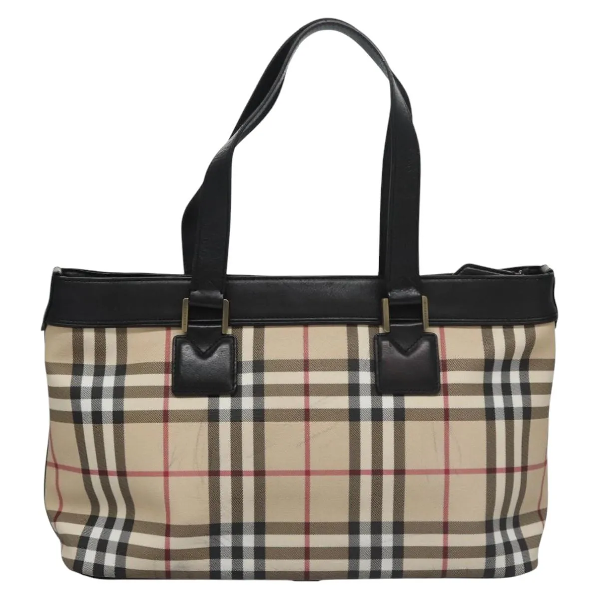 Burberry Nova Check Canvas Tote Bag (Pre-Owned)