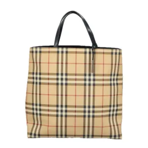 Burberry Nova Check  Canvas Tote Bag (Pre-Owned)