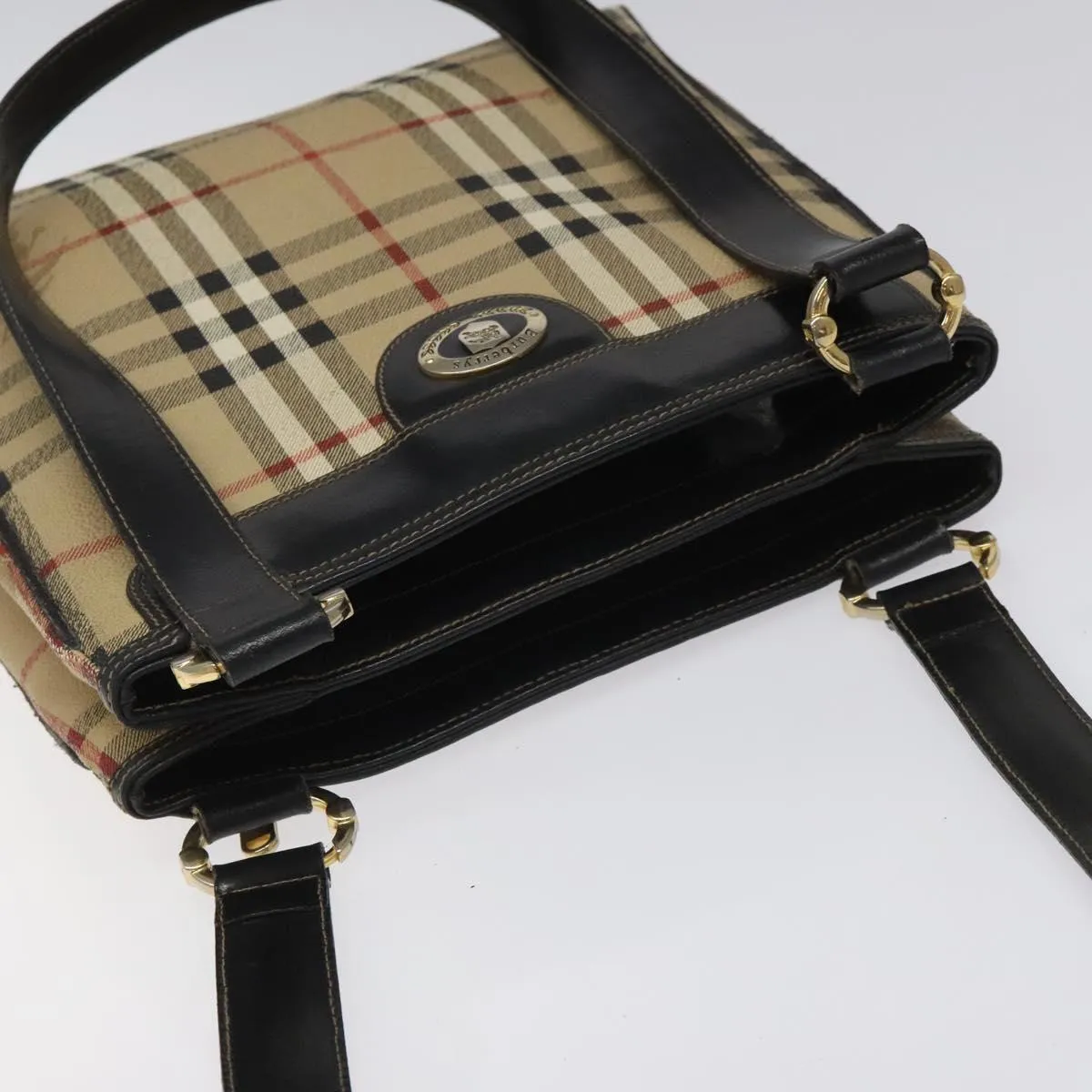 Burberry Nova Check Canvas Tote Bag (Pre-Owned)