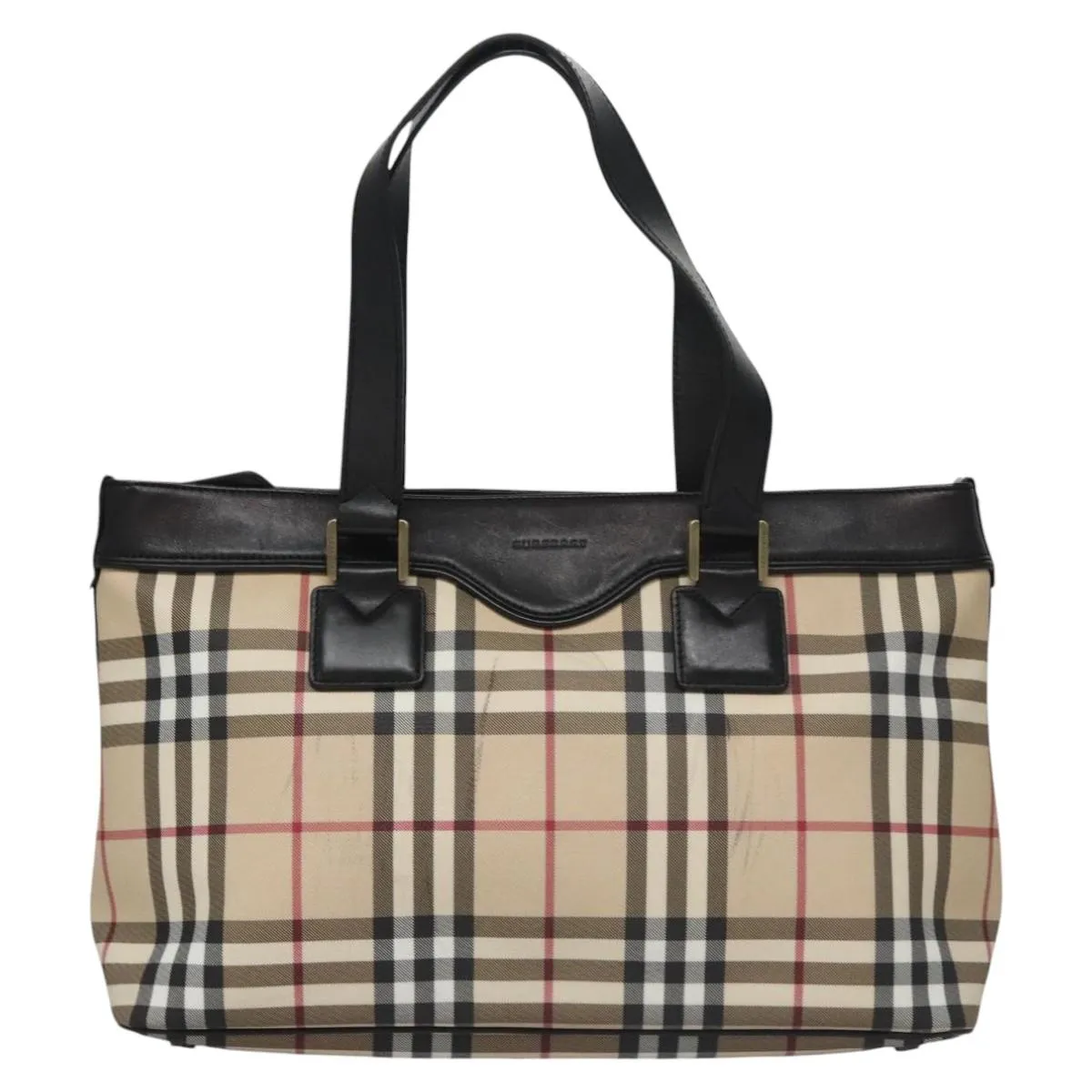Burberry Nova Check Canvas Tote Bag (Pre-Owned)