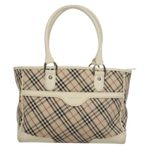 Burberry Nova Check Canvas Tote Bag (Pre-Owned)