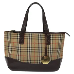 Burberry Nova Check Canvas Tote Bag (Pre-Owned)