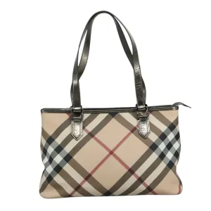 Burberry Nova Check Canvas Tote Bag (Pre-Owned)