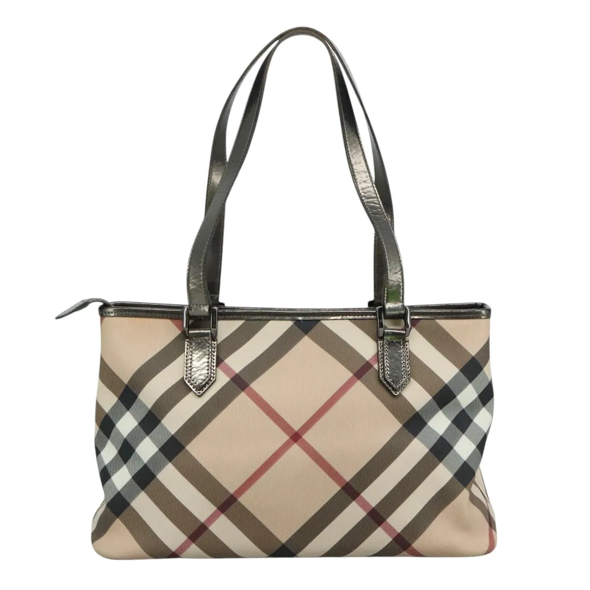 Burberry Nova Check Canvas Tote Bag (Pre-Owned)
