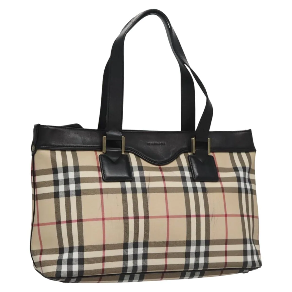 Burberry Nova Check Canvas Tote Bag (Pre-Owned)