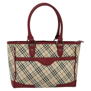 Burberry Nova Check Canvas Tote Bag (Pre-Owned)