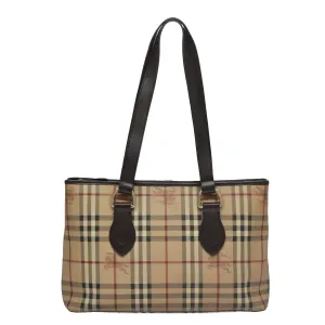 Burberry Nova Check Canvas Tote Bag (Pre-Owned)