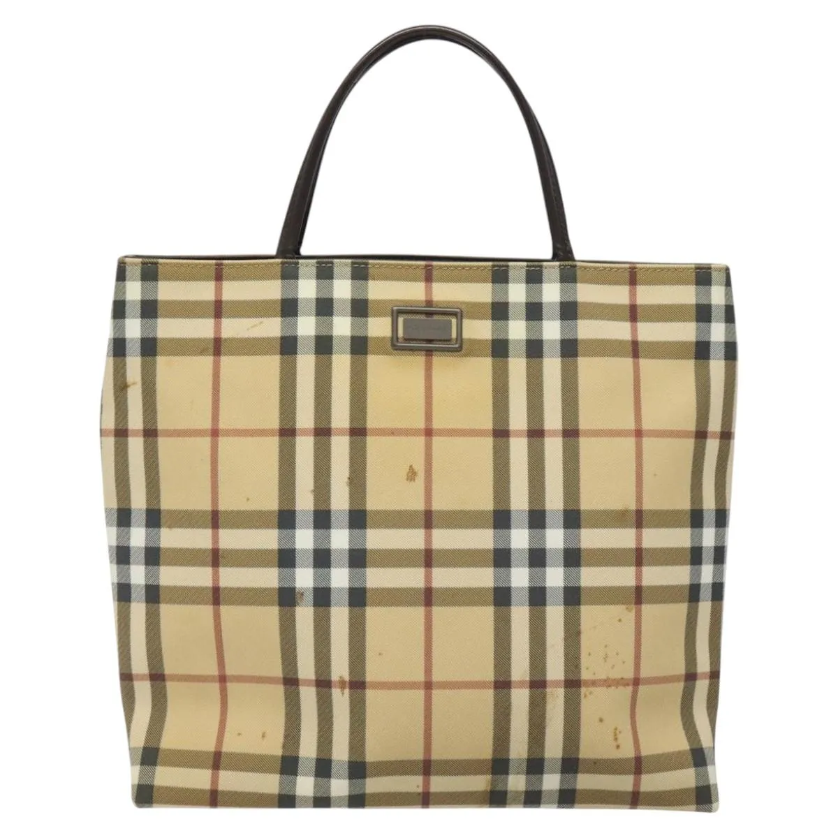 Burberry Nova Check Canvas Tote Bag (Pre-Owned)