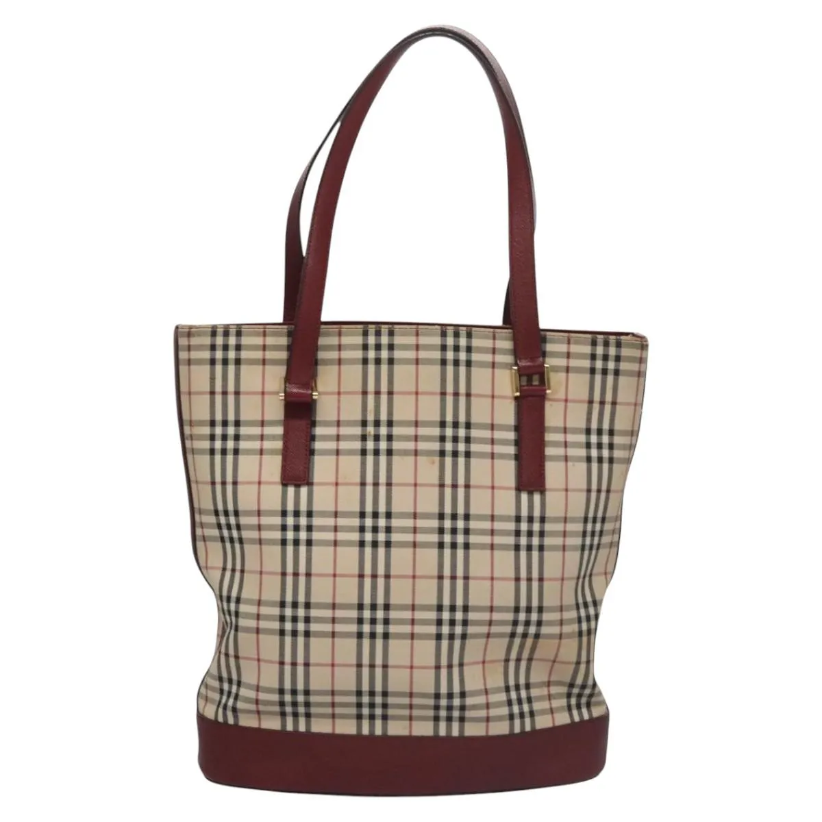 Burberry Nova Check Canvas Tote Bag (Pre-Owned)