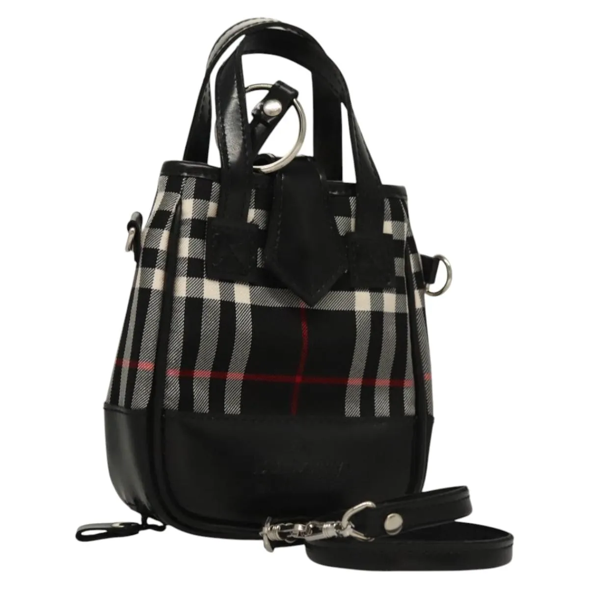 Burberry Nova Check Nylon Clutch Bag (Pre-Owned)