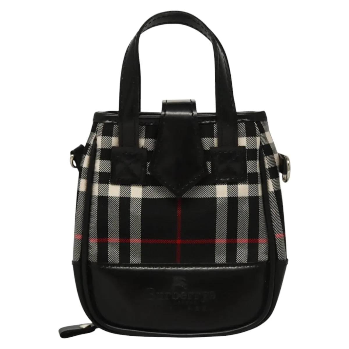 Burberry Nova Check Nylon Clutch Bag (Pre-Owned)
