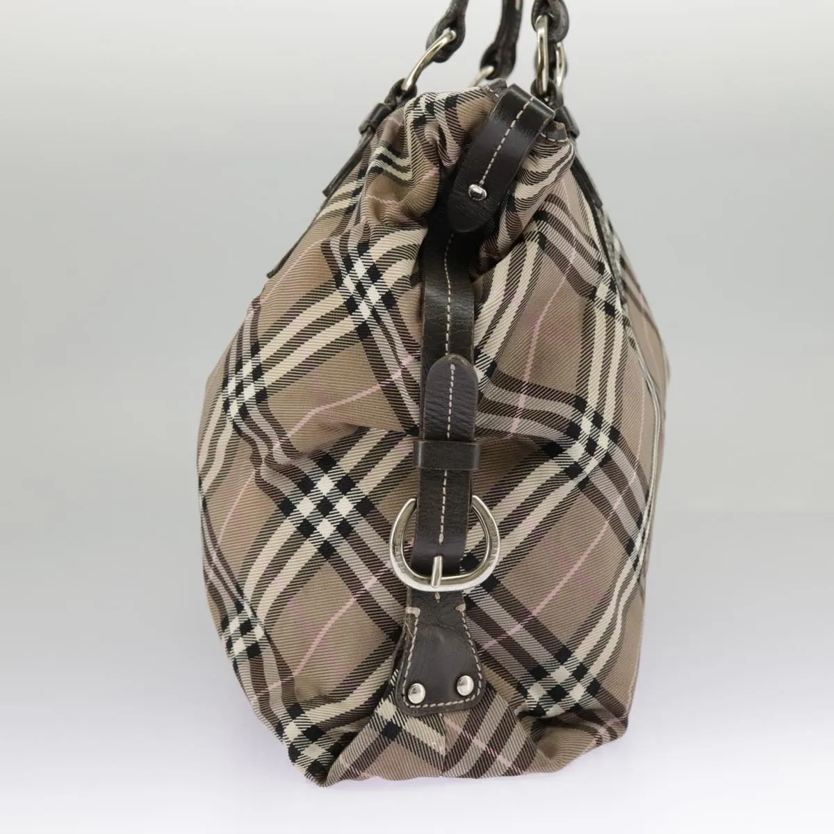 Burberry Nova Check  Synthetic Tote Bag (Pre-Owned)