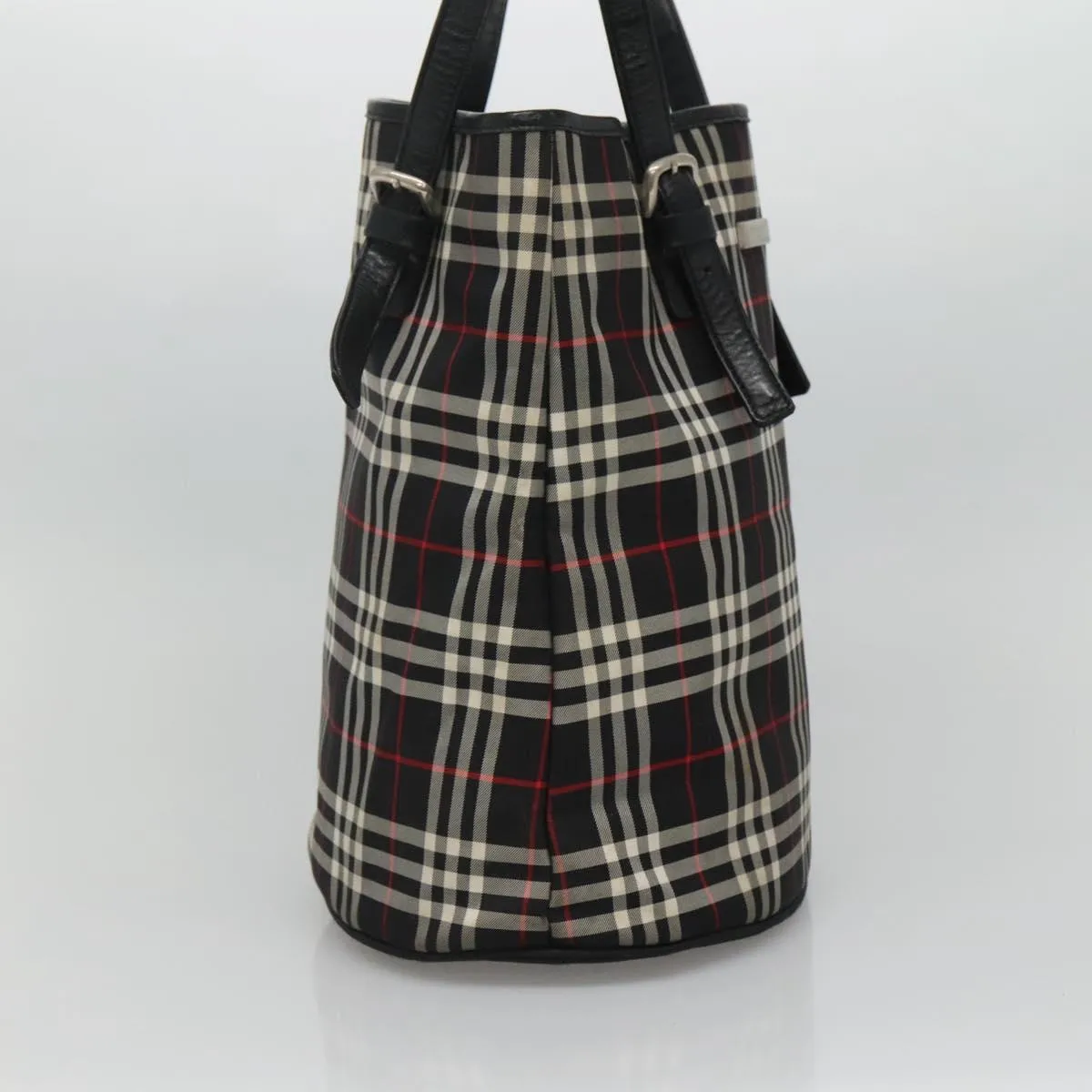 Burberry Nova Check Synthetic Tote Bag (Pre-Owned)
