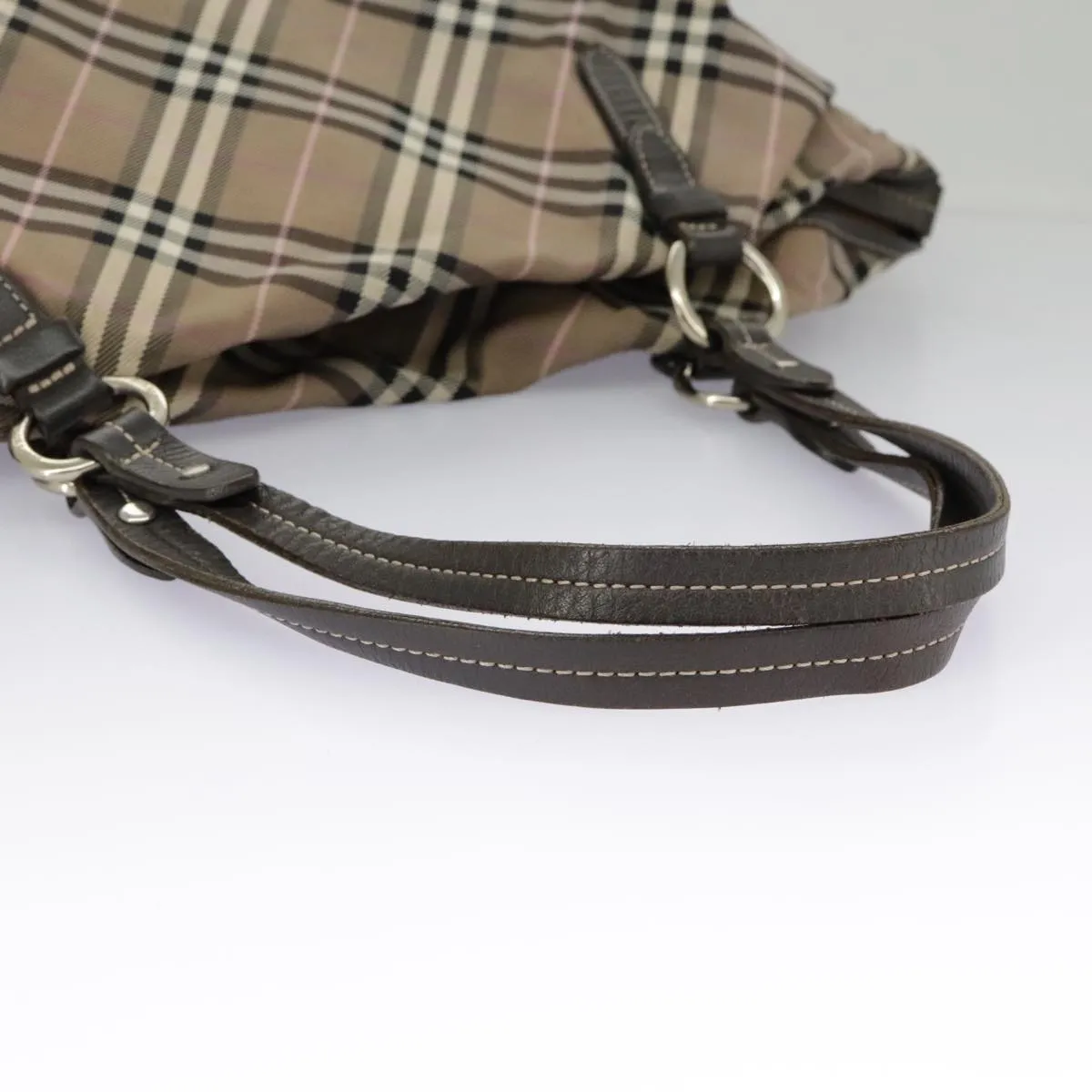 Burberry Nova Check  Synthetic Tote Bag (Pre-Owned)