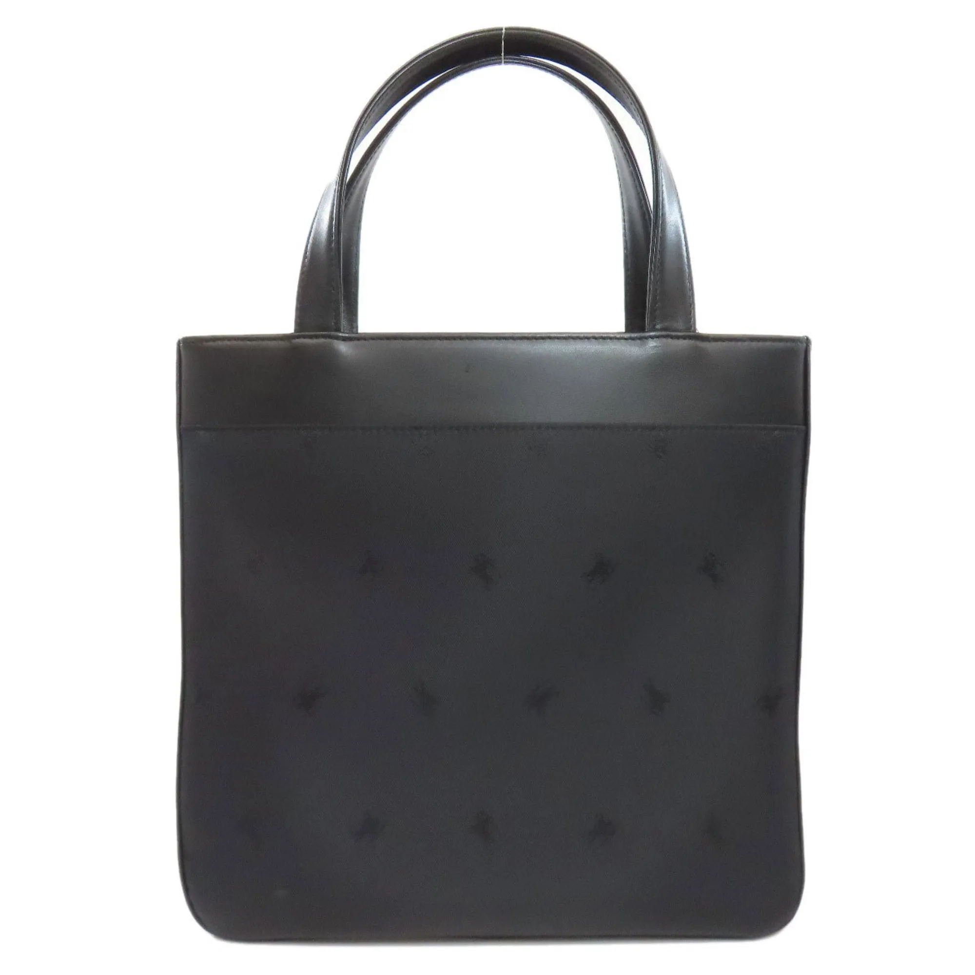 Burberry Nylon Leather Tote Bag (Pre-Owned)