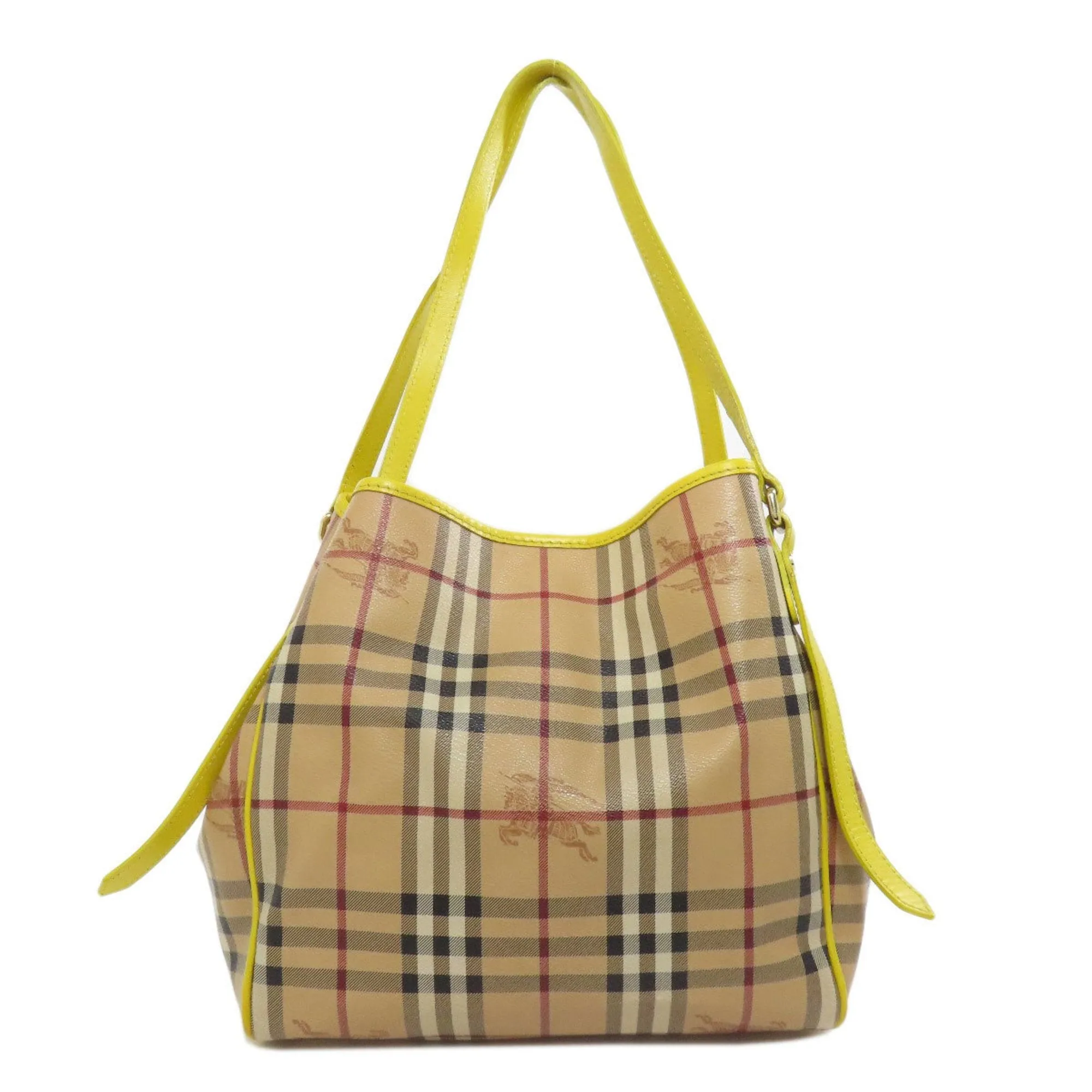 Burberry yellow Pvc Tote Bag (Pre-Owned)
