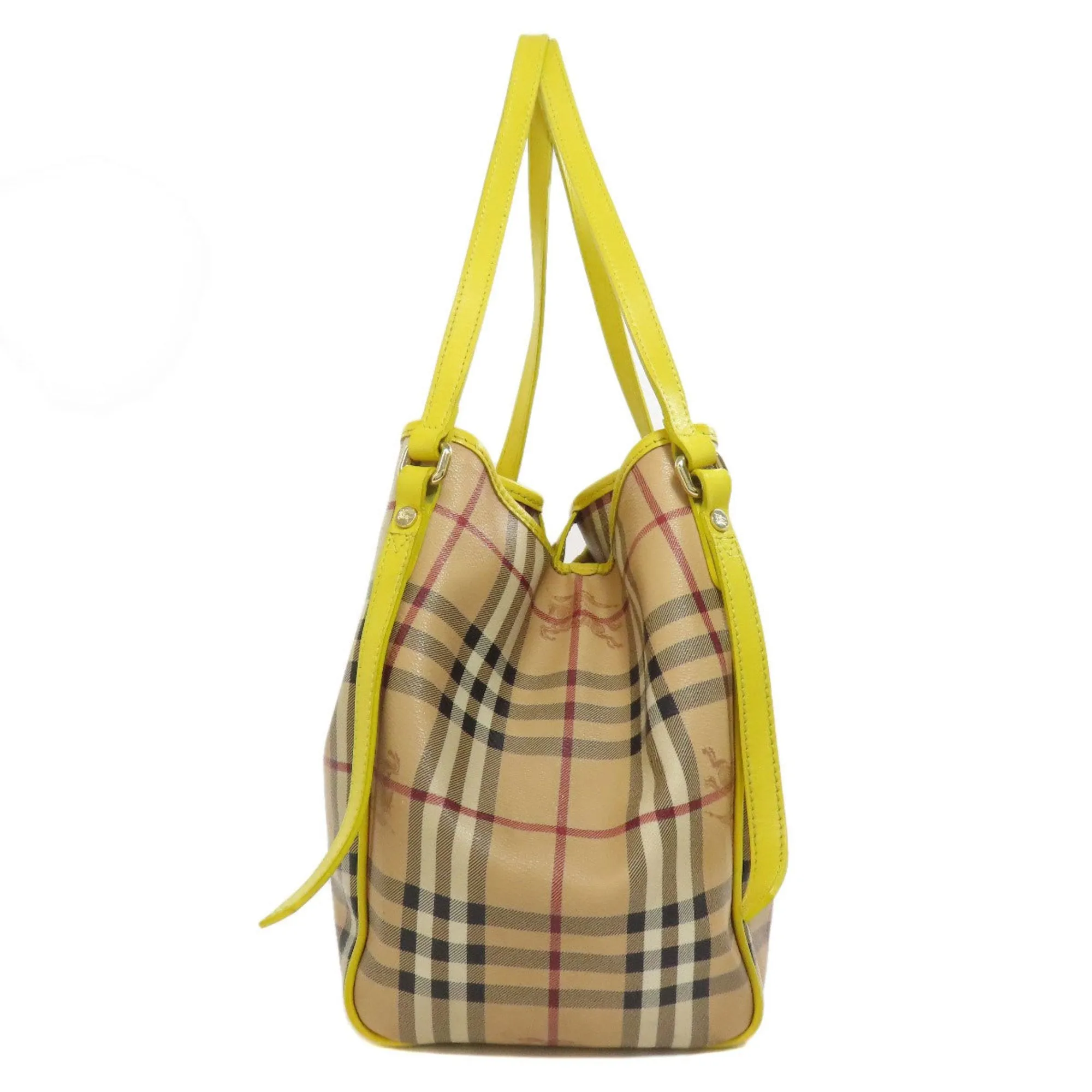 Burberry yellow Pvc Tote Bag (Pre-Owned)