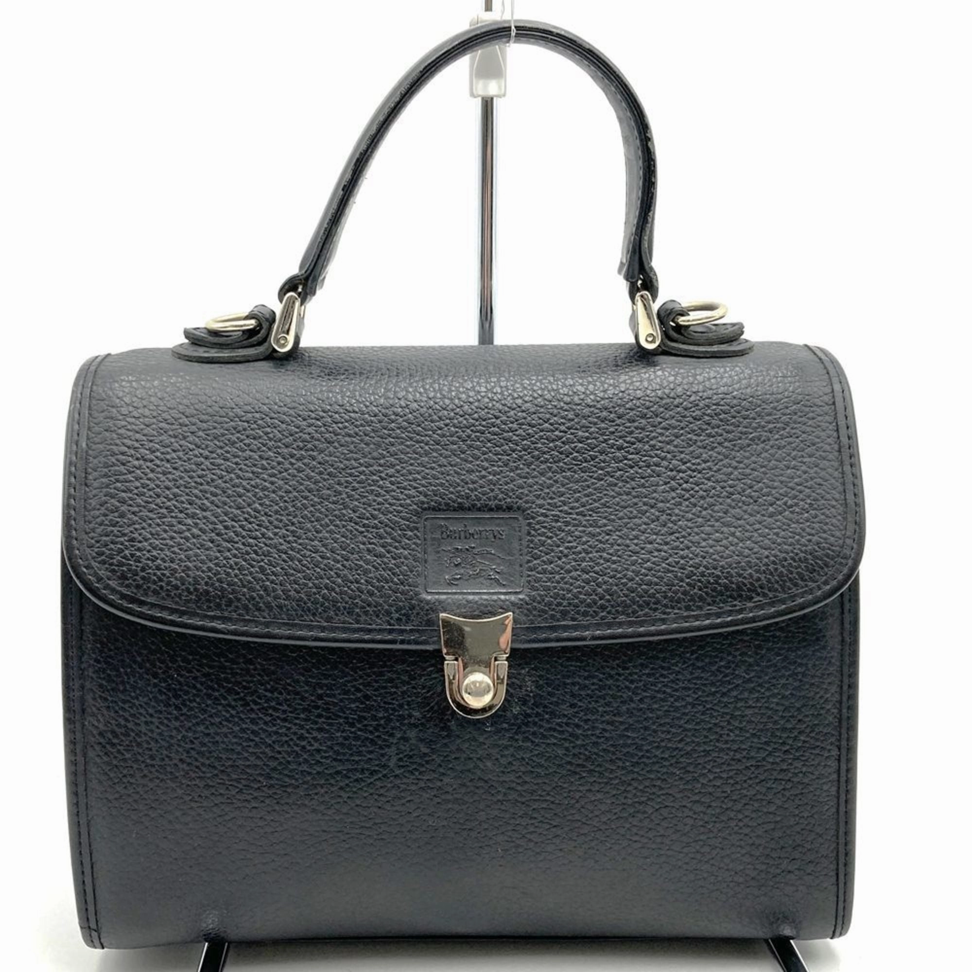 Burberry Burberrys Leather Handbag (Pre-Owned)