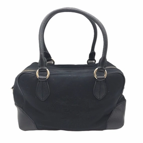 Burberry  Canvas Leather Handbag (Pre-Owned)