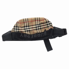 Burberry Vintage Check Medium Bum Bag in Beige Nylon