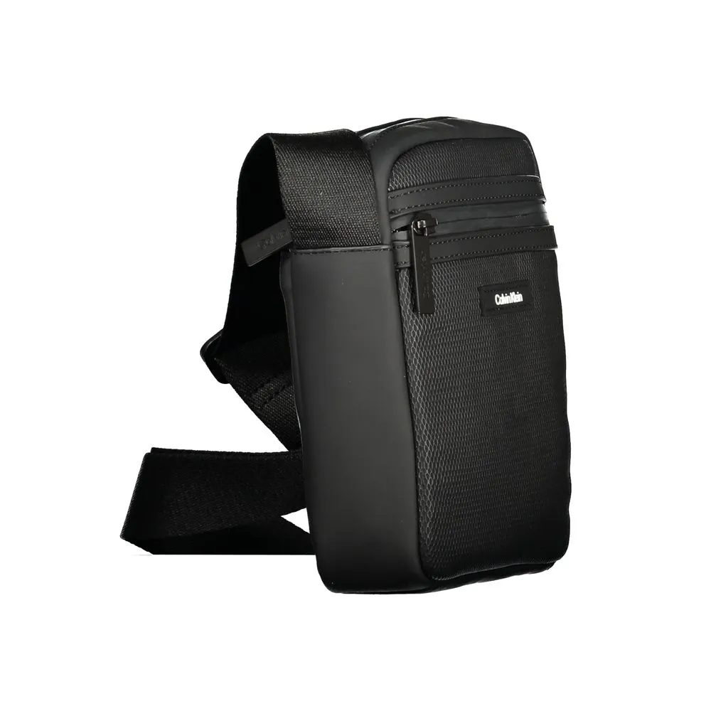 Calvin Klein Black Polyester Men Shoulder Bag