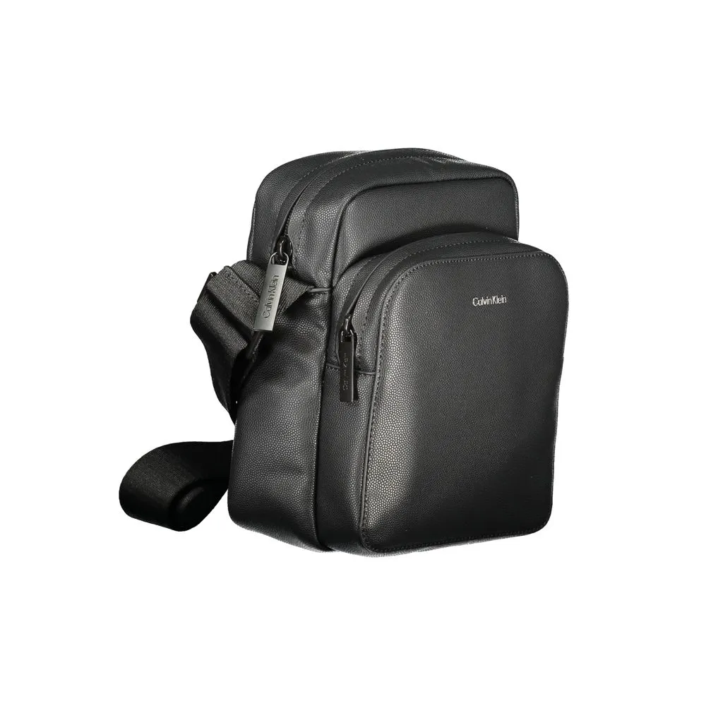Calvin Klein Black Polyester Men Shoulder Bag
