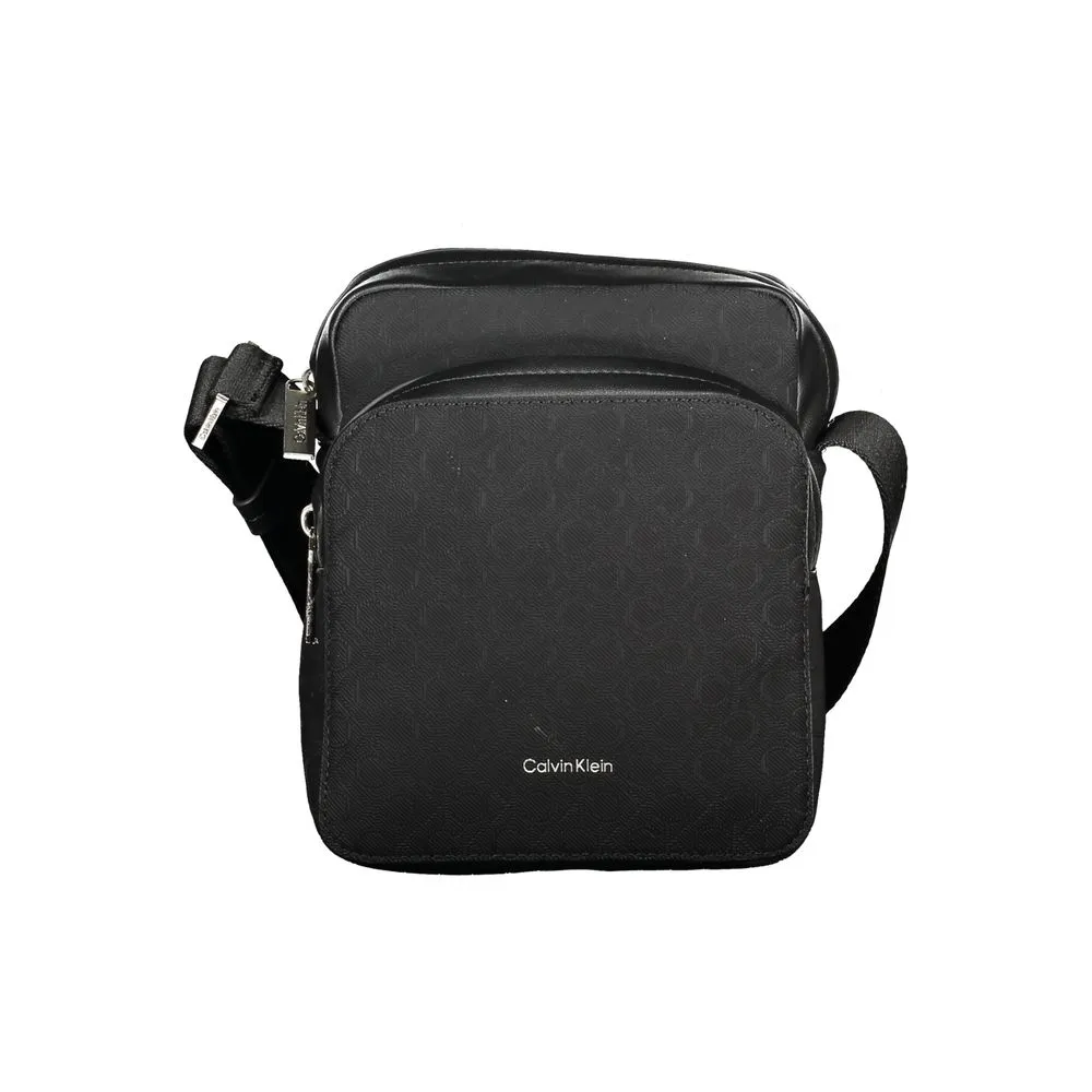 Calvin Klein Black Polyester Men Shoulder Bag