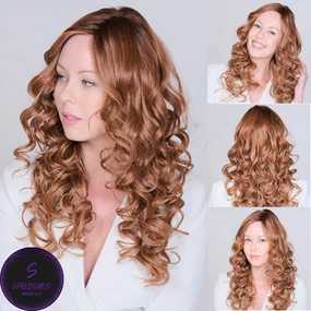Camellia in Chocolate with Caramel - Caf Collection by Belle Tress  ***CLEARANCE***