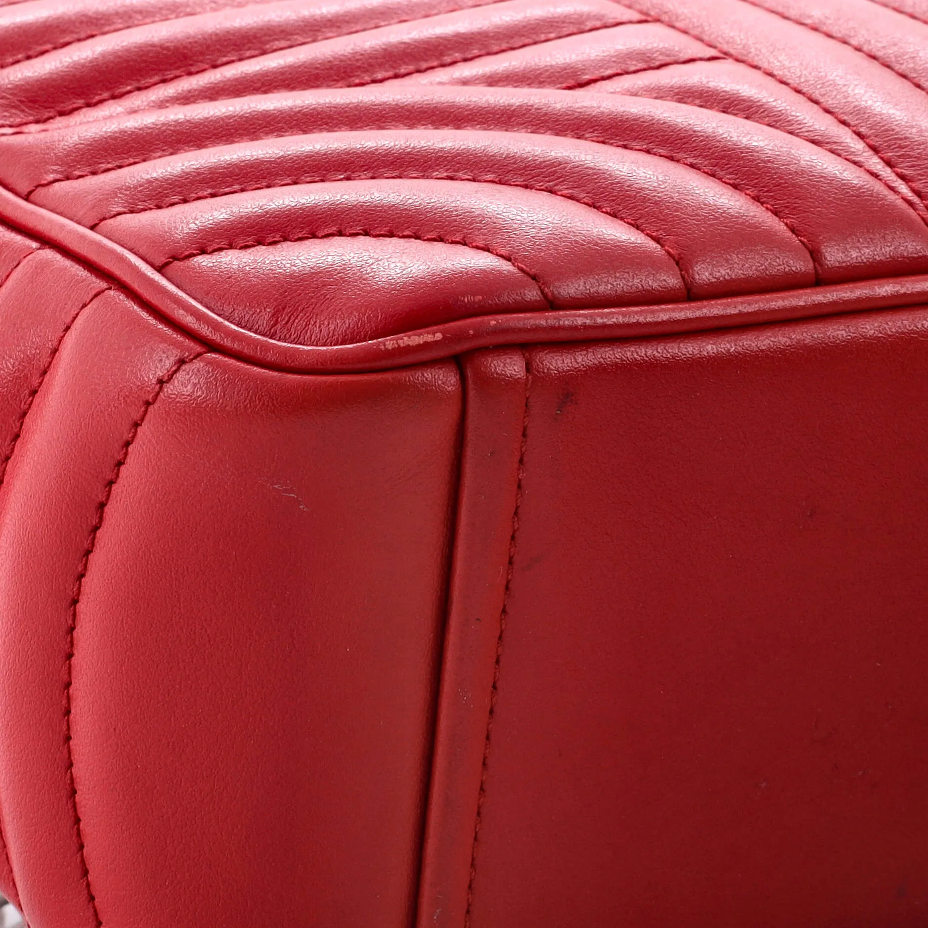 Camera Bag Diagramme Quilted Leather Small
