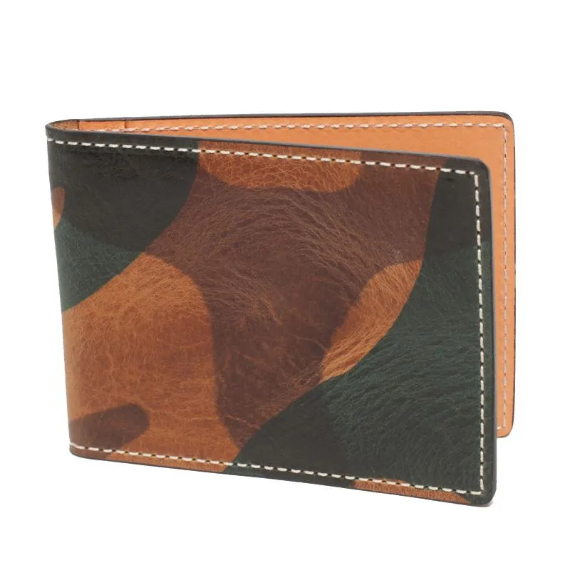 Camouflage Mens Leather Small Driving License Wallet Card Wallet Card Holder License Holder