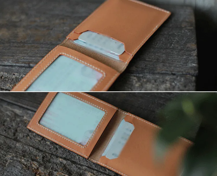 Camouflage Mens Leather Small Driving License Wallet Card Wallet Card Holder License Holder