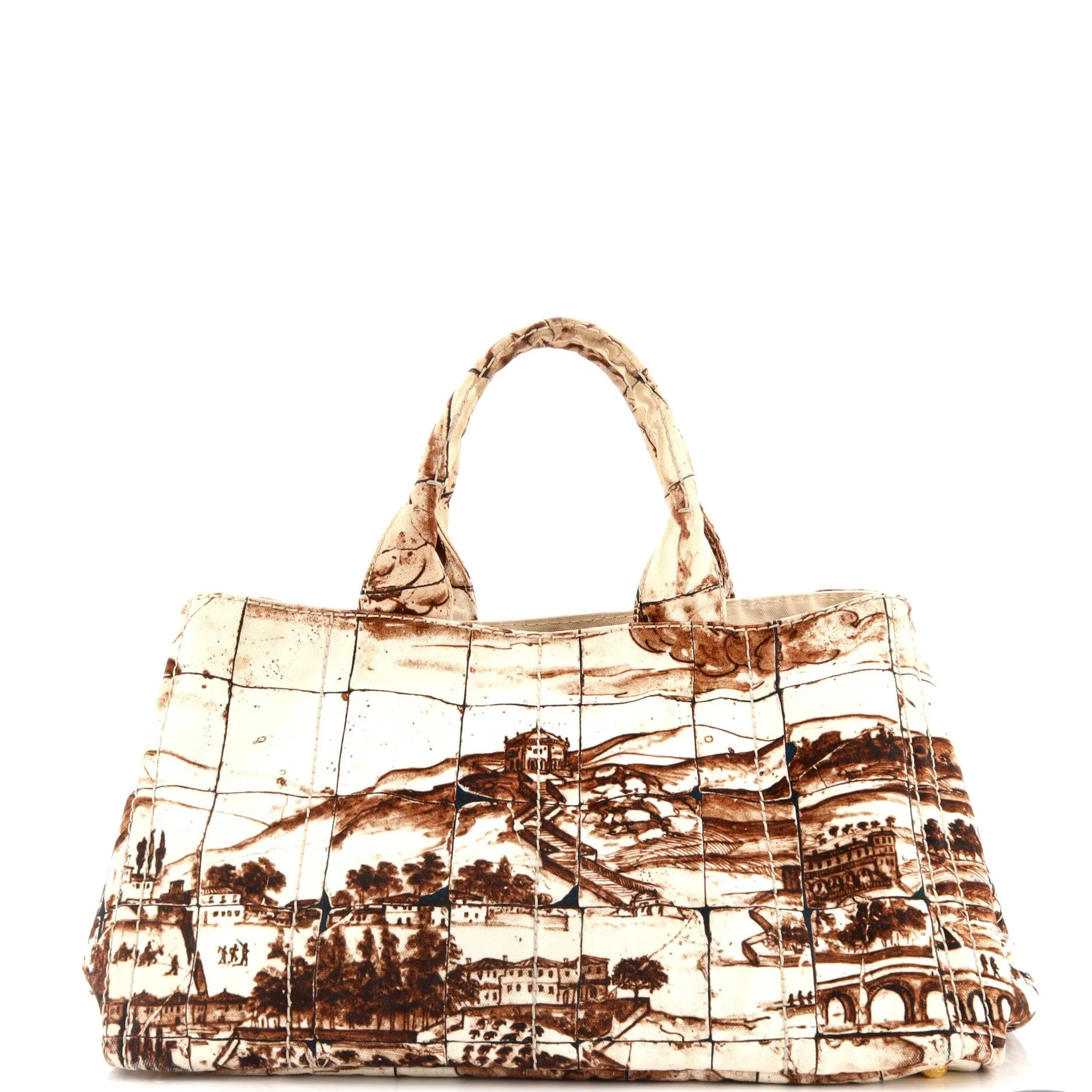 Canapa Tote Printed Canvas Large