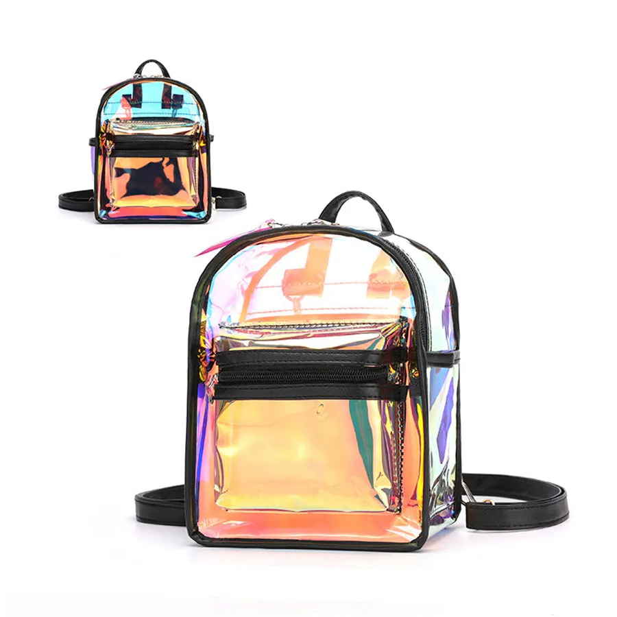 Candy Holographic Pink Mini Backpack