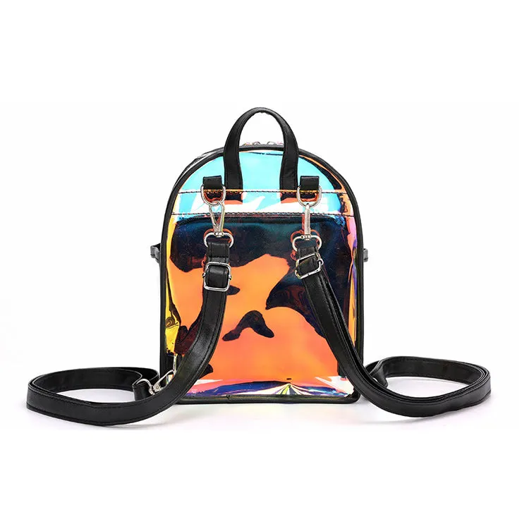 Candy Holographic Pink Mini Backpack