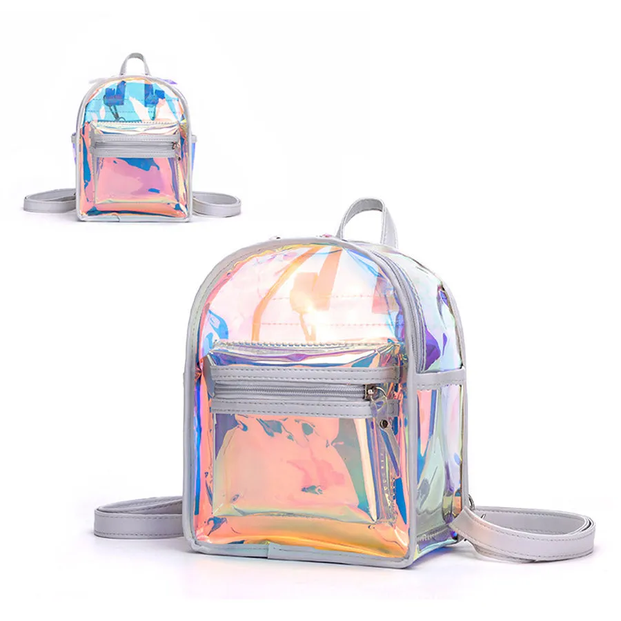 Candy Holographic Pink Mini Backpack