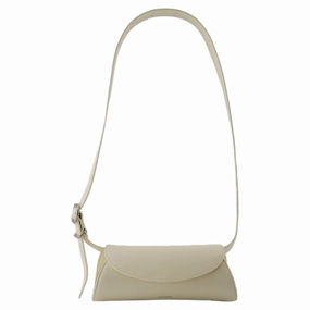 Cannolo Mini Purse - Jil Sander - Leather - Eggshell