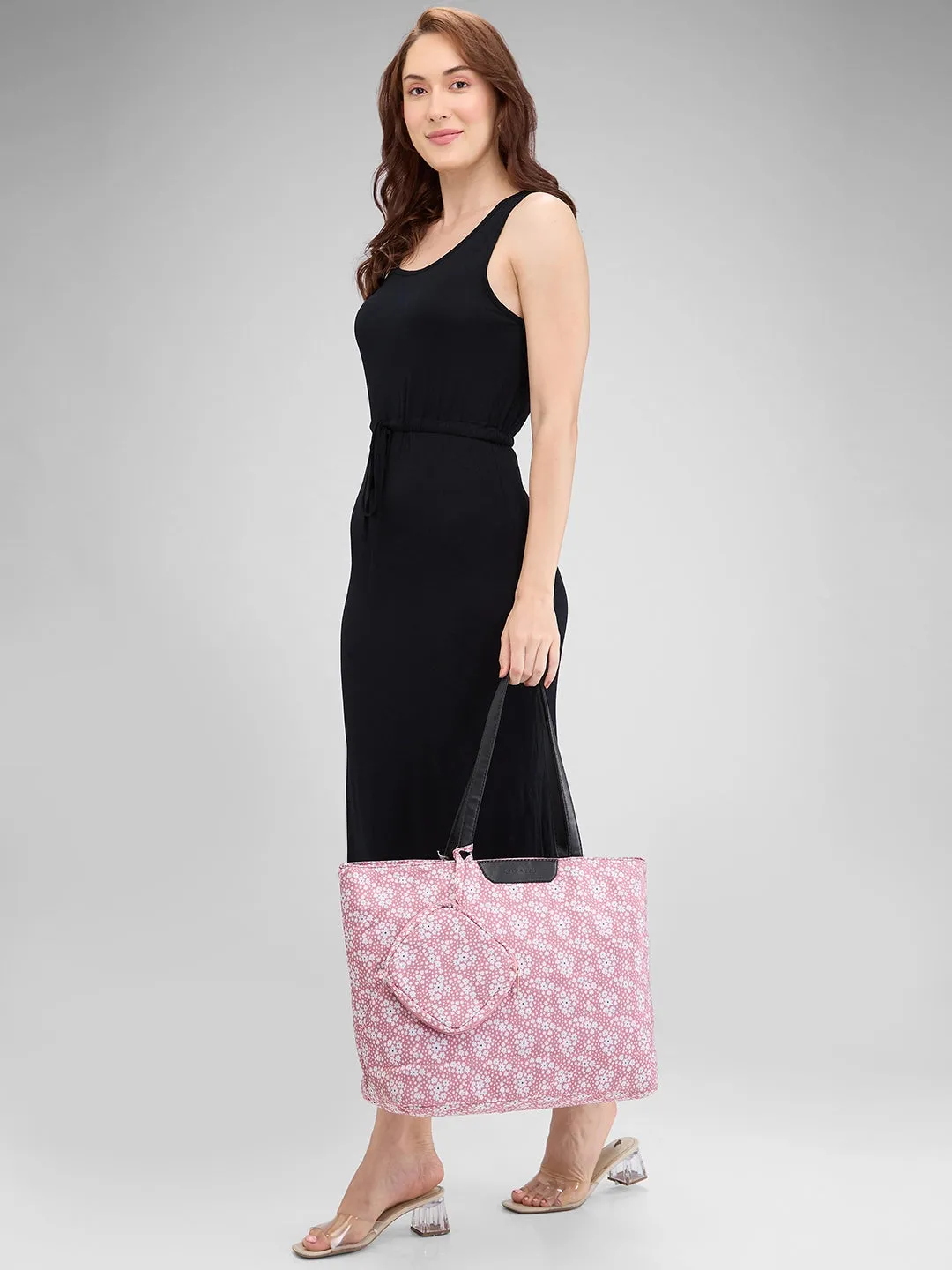 Caprese Alyssa Large Blush Tote Bag