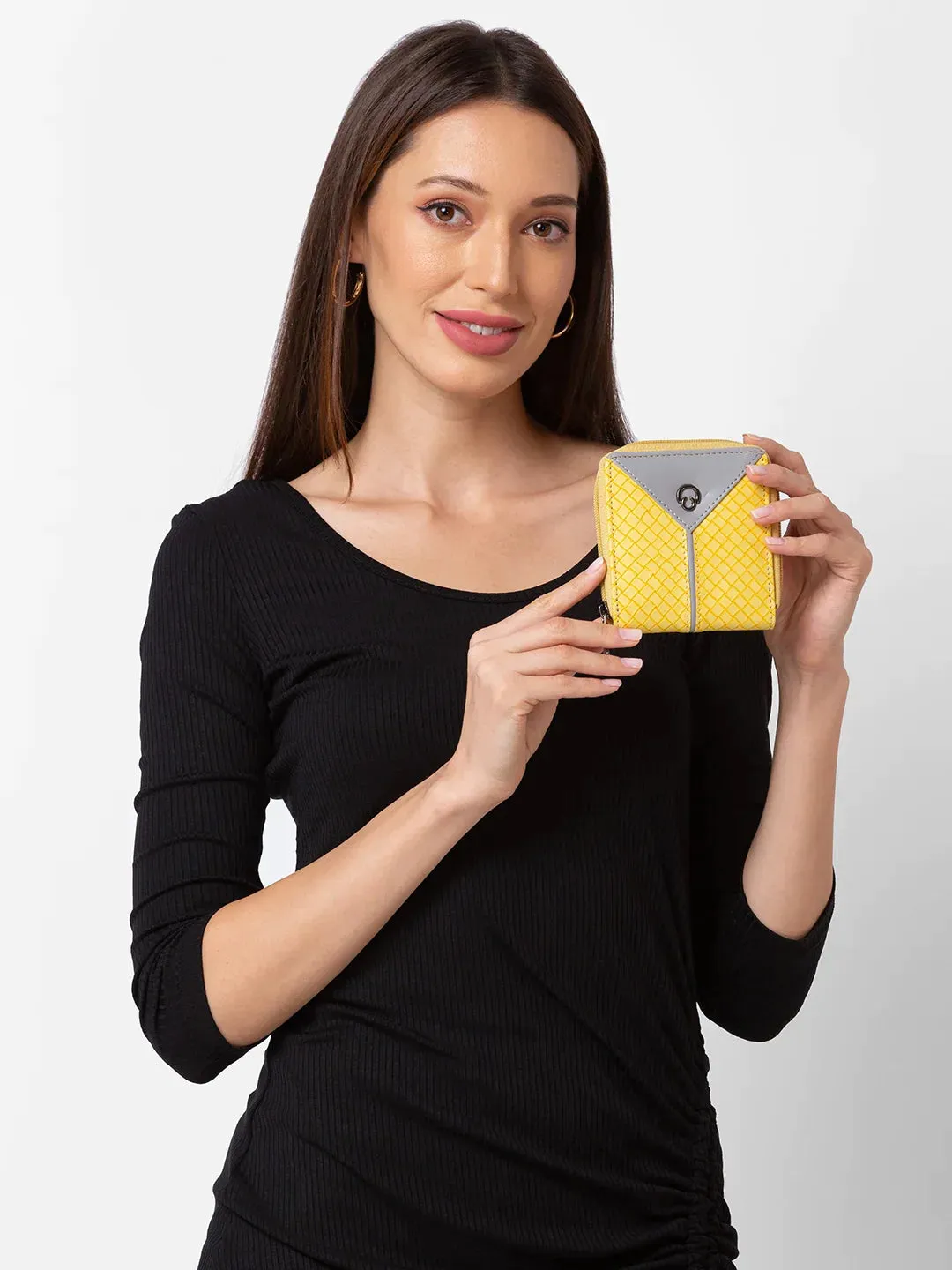 Caprese Arlisa Small Yellow Wallet