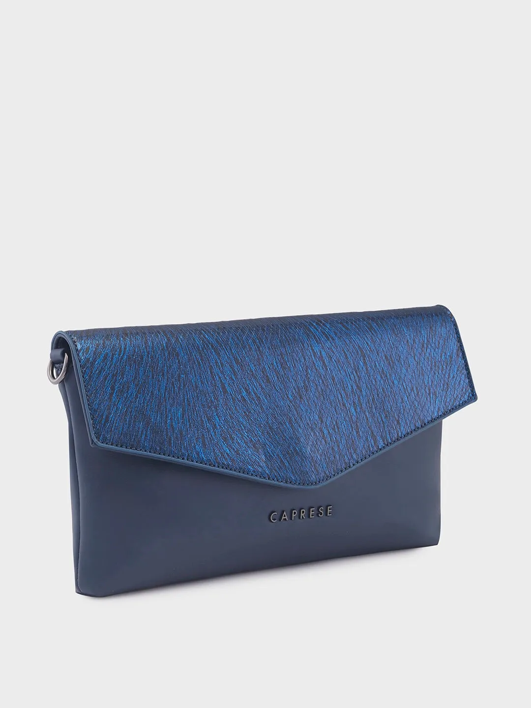 Caprese Ava Large Navy Clutch