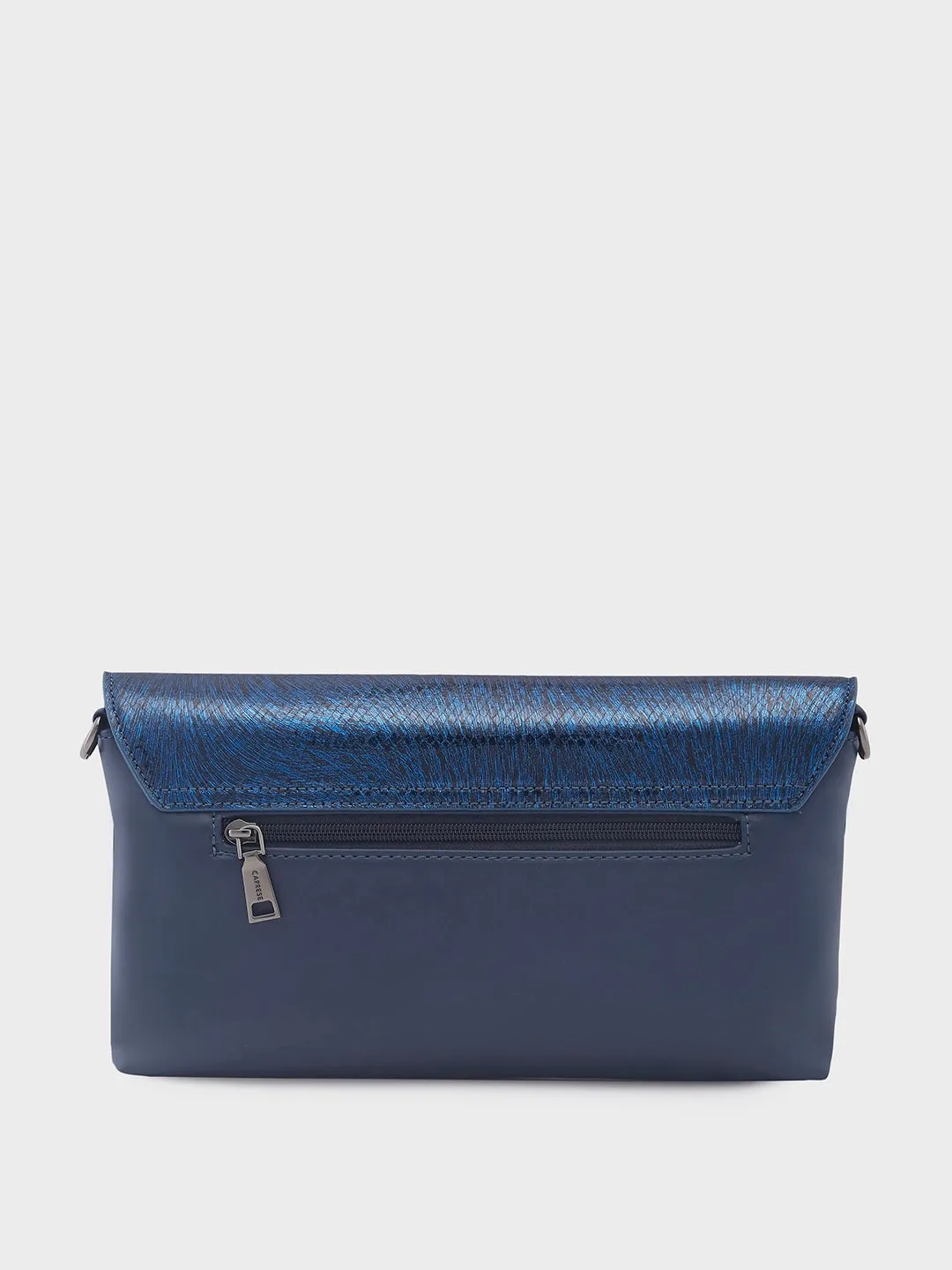 Caprese Ava Large Navy Clutch