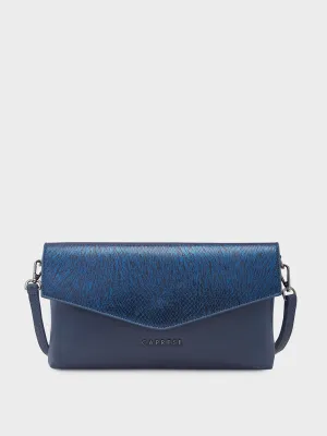 Caprese Ava Large Navy Clutch