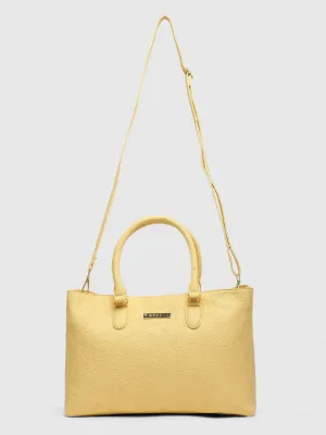 Caprese Avalon Medium Mellow Yellow Tote Bag