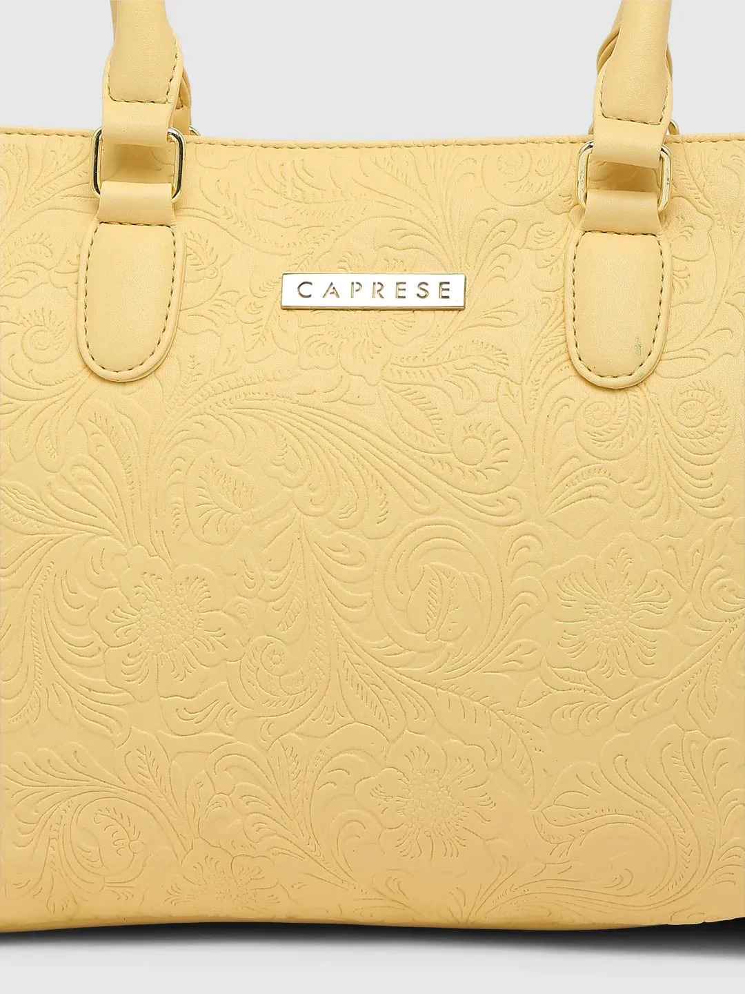 Caprese Avalon Medium Mellow Yellow Tote Bag